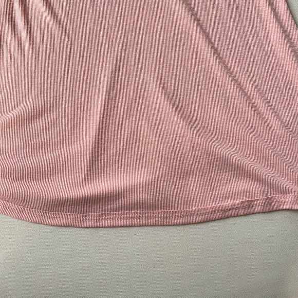 Free People Long Beach Ribbed Tank Pink Women’s Size Small Made in USA - Picture 5 of 7